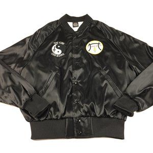 Vintage Tai Chi Chi Kung Adult Medium Black Satin